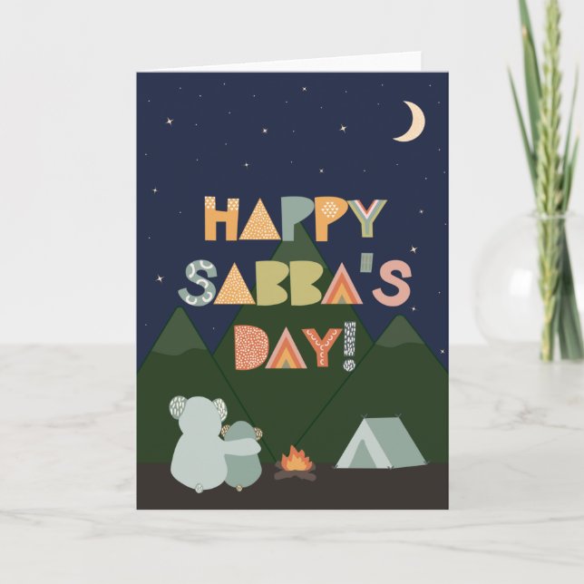 Father's Day Card for Sabba (Front)