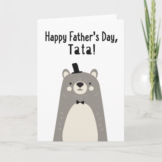 Father's Day Card for Tata (Front)