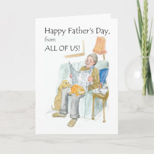 Father's Day Card 'from All of Us'