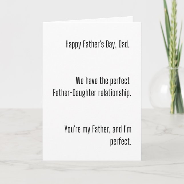 Father's Day Card from Daughter (Front)