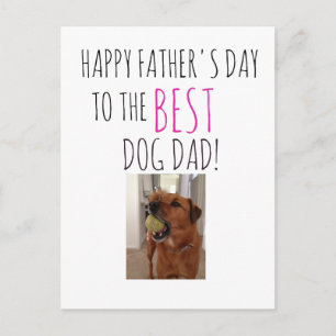 Fathers Day Card from Dog to Dog Dad