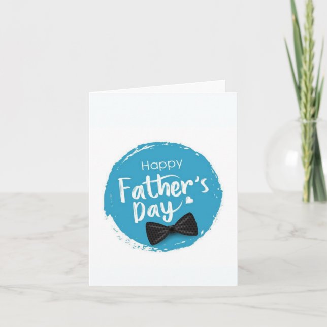 Father's Day Card, Happy Father's Day card (Front)