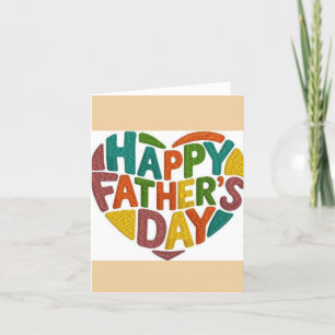 Father's Day Card, Happy Father's Day Thank You Card