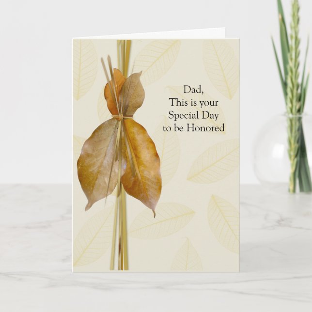 Father's Day Card - Honour him! (Front)