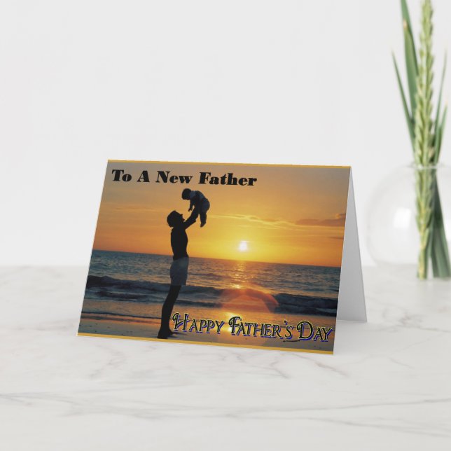 Father's Day Card-New Father Card (Front)