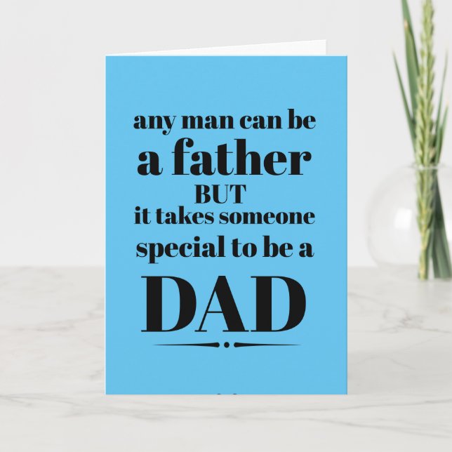 Father's Day Card - Someone Special (Front)