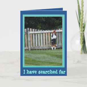 Father's Day Card with Basset Hound