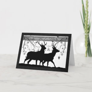 Father's Day card, with Deer Silhouette Card