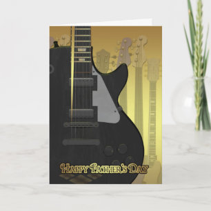 Father's Day Card With Guitar