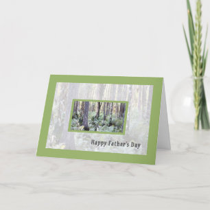Father's Day Card with Peaceful Forest