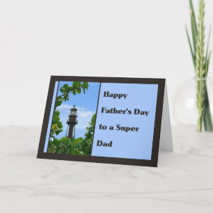 Father's Day Card with Sanibel Lighthouse