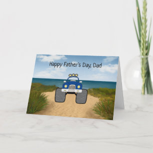 Father's Day Card with Super Truck