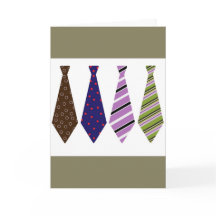 Father's Day Card with Ties