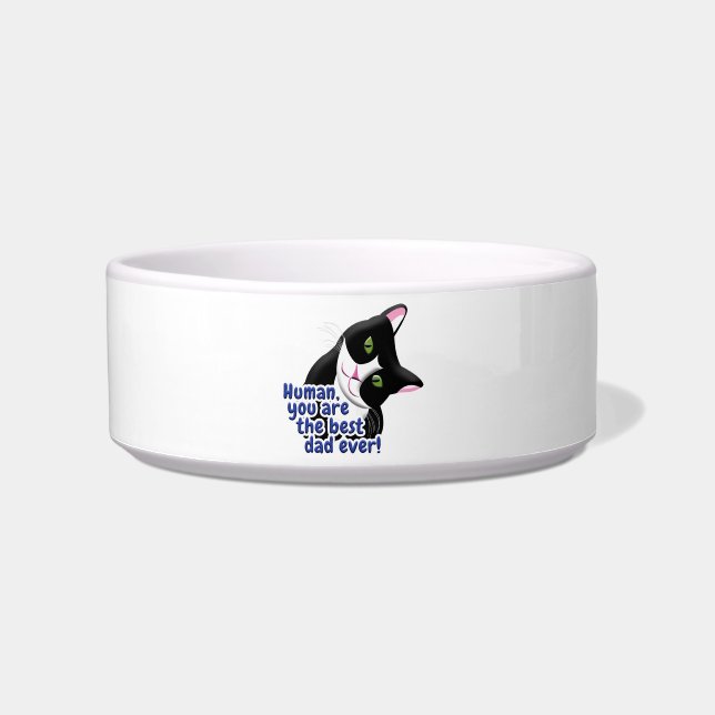 Father's Day Cat Bowl (Front)