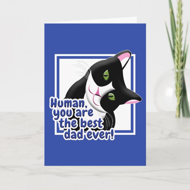 Father's Day Cat Card (Front)
