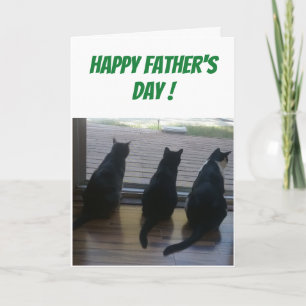 Father's Day Cat Card
