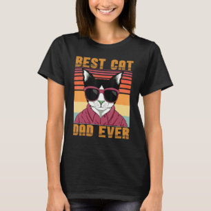 Father's Day Cat Daddy Best Cat Dad Ever T-Shirt