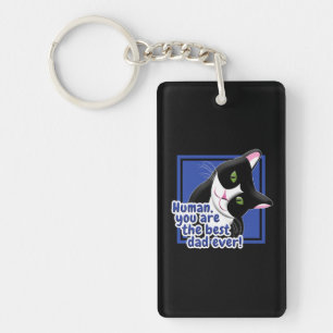 Father's Day Cat Key Ring
