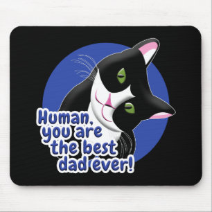 Father's Day Cat Mouse Mat