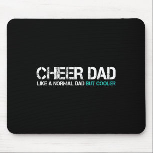 Fathers Day Cheer Dad Husband Cheerleader Dad Mens Mouse Mat