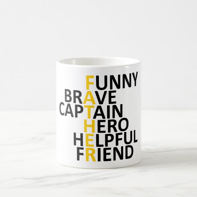 Father's Day Coffee Mug – Best Dad Ever Gift (Center)