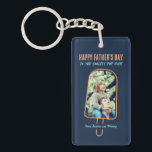 Father's Day Custom Photo Funny Cool Dad Popsicle Key Ring<br><div class="desc">Personalised Father's Day gift for your dad to celebrate Father's Day. Whether it's for a new dad, stepdad, old and classic dad, or dad-to-be, the custom text function will get you covered. You can change the text to your desired wording and upload your own custom photo. Get something memorable and...</div>