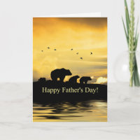 Fathers Day Cute Bears for Papa Bear