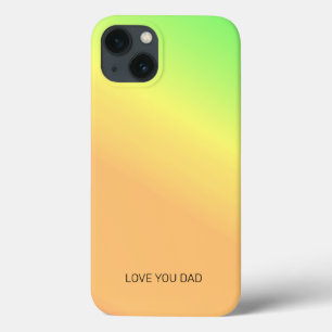 Father's Day Cute Magical Tropical Summer Colours iPhone 13 Case