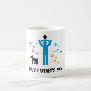 Father's Day cute refreshing and colourful design Coffee Mug