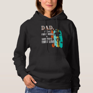 Fathers Day Dad A Sons First Hero Hoodie