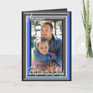 Father's Day DAD Add Your Own Photo Custom Card