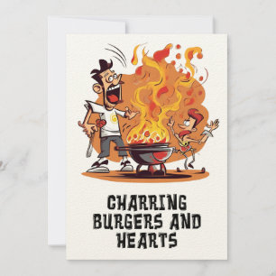Father's Day Dad Barbecue Funny Meme  Invitation