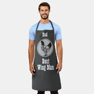 Fathers Day, Dad Best Wing Man Chicken Apron