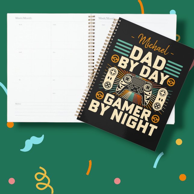 Father's day Dad by day Gamer by night  Planner (Father's day Dad by day Gamer by night Planner)