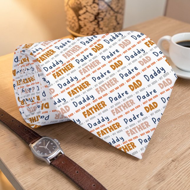 Father's Day Dad Custom Necktie Tie (Creator Uploaded)