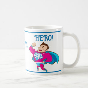 Father's Day Dad Daughter Hero Coffee Mug