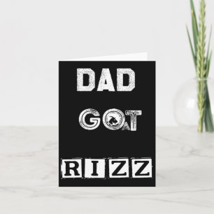 Fathers Day Dad Got Goat Rizz Jokes Twist Hilariou Card