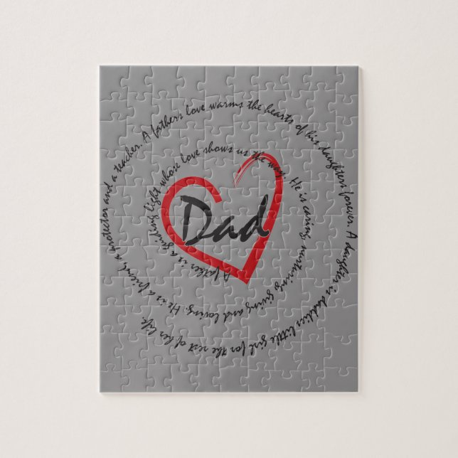Father's Day Dad Jigsaw Puzzle (Vertical)