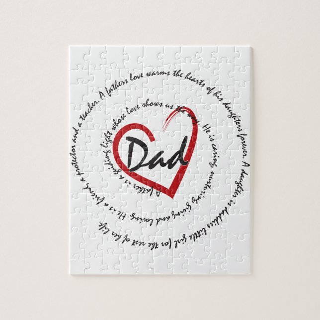 Father's Day Dad Jigsaw Puzzle (Vertical)