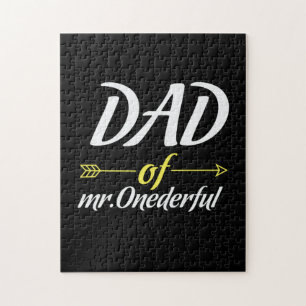 Father's Day Dad Of Mr Onederful Jigsaw Puzzle
