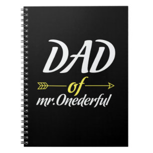 Father's Day Dad Of Mr Onederful Notebook