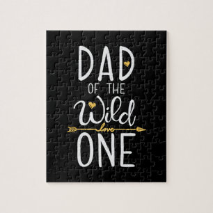 Father's Day Dad Of The Wild Love One Jigsaw Puzzle