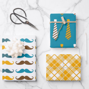 Father's Day Dad of Warmth Set Wrapping Paper Sheet