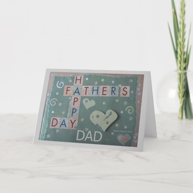 Father's Day - Dad - Scrapbook Card (Front)