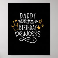 Father's Day Daddy Of The Birthday Princess