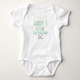 Father's Day Daddy's Future Golfing Buddy Baby Bodysuit