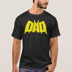 Father's Day Dad's Birthday Gift Bat Superhero Dad T-Shirt