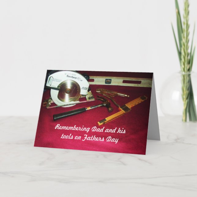FATHERS DAY, DADS TOOLS card (Front)