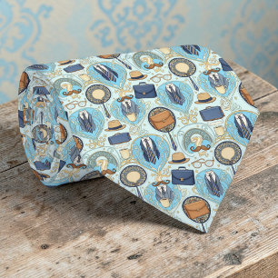 Father's Day Dapper Dad Pattern Necktie Tie