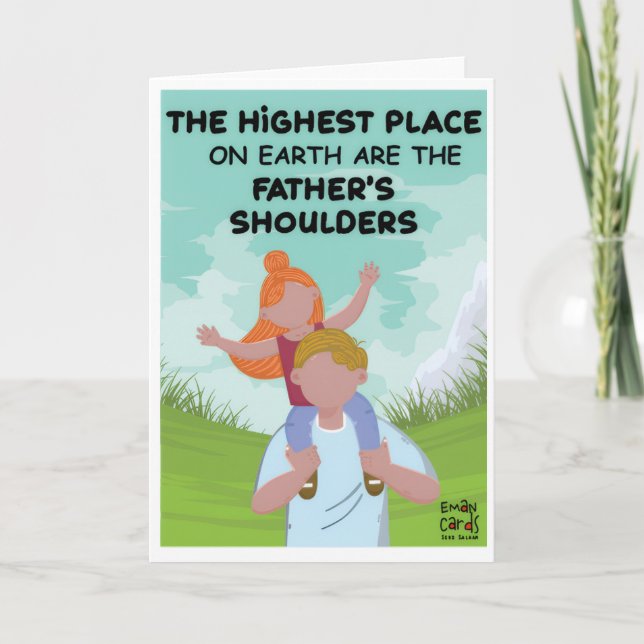 Father's Day - Daughter's Love Card (Front)